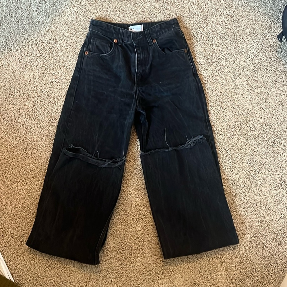BLACK ZARA JEANS